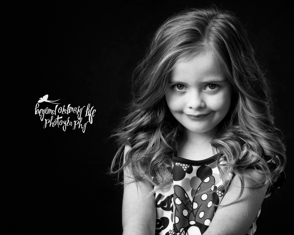 Professional Photographer Laurie Biby, Classic Portrait, Black and White